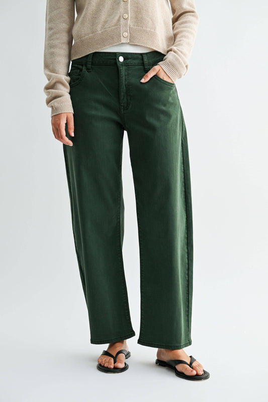 Stretch Twill Comfort Barrel - DARK OLIVE