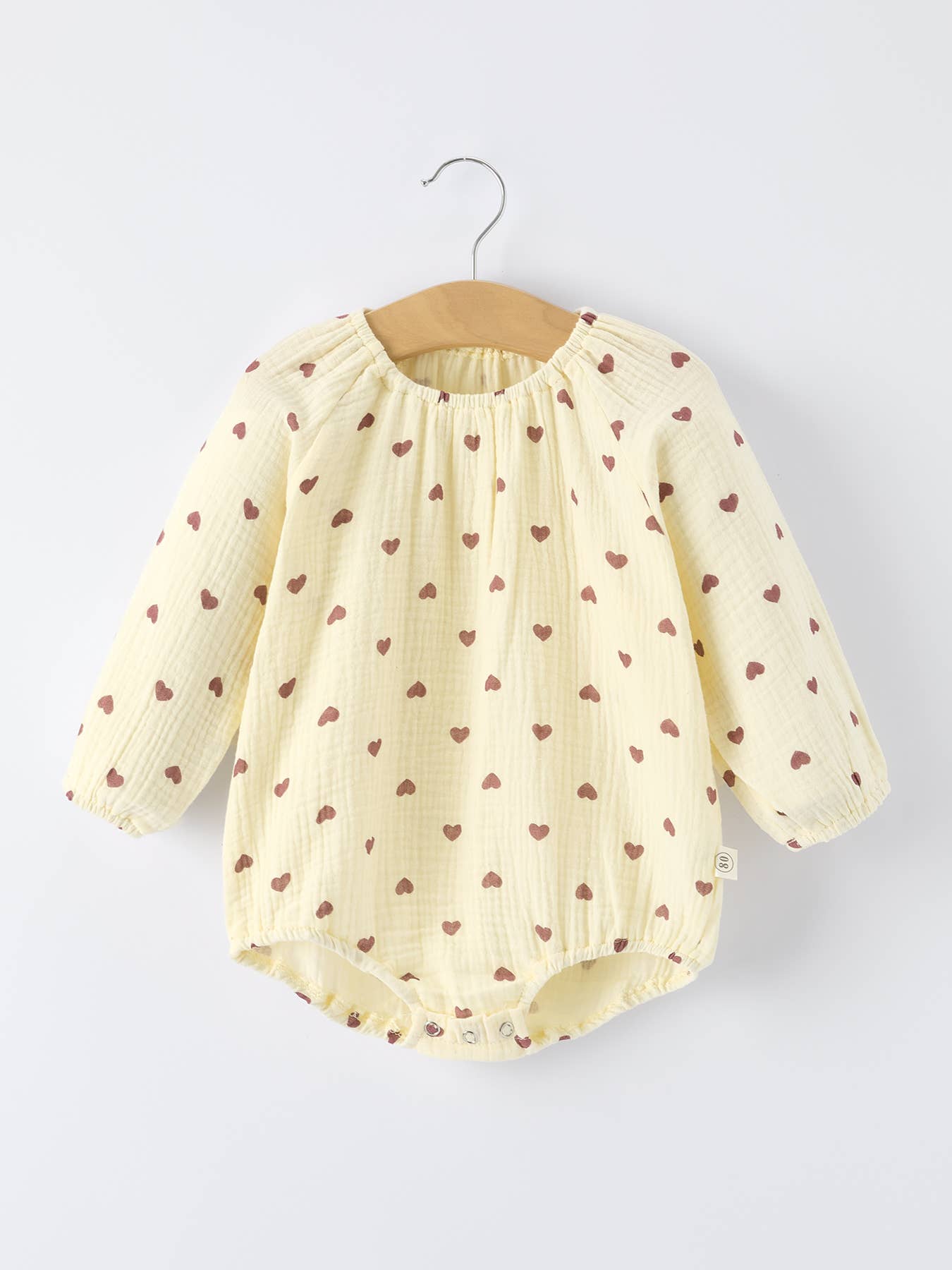 Heart Long Sleeve Romper
