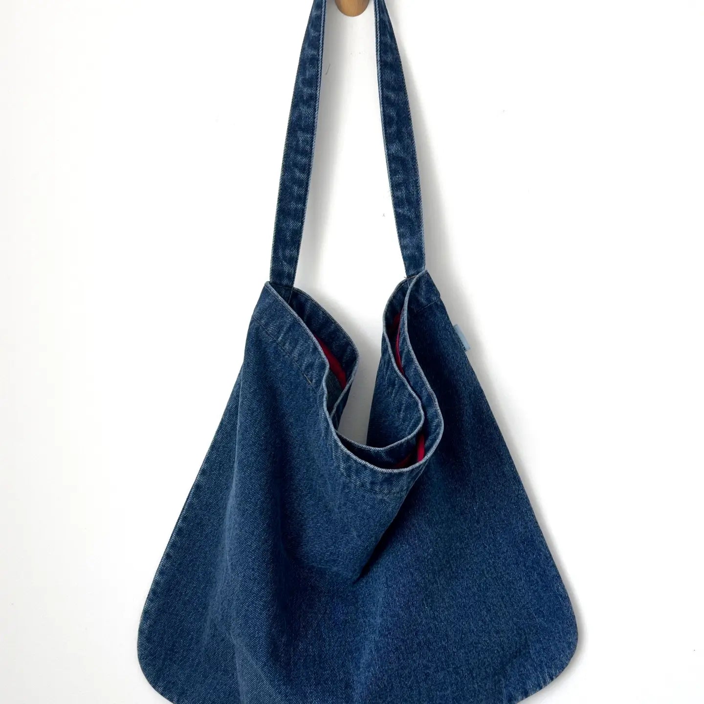Happy Carry Canvas Tote Bag — Denim