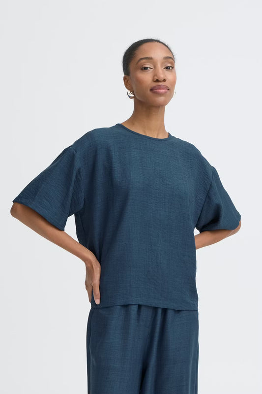 IHKATICO tie back shirt