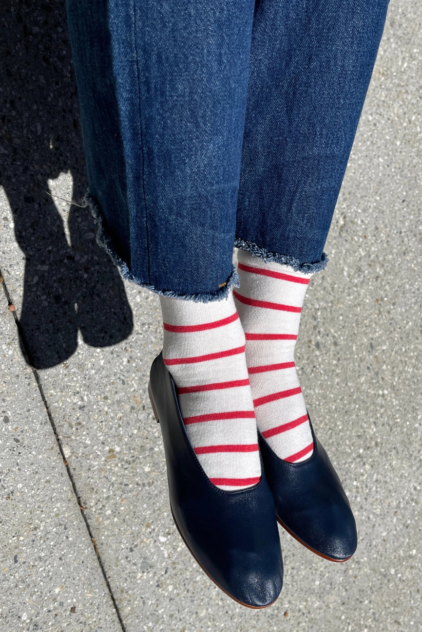 Wally Socks - Red Stripe