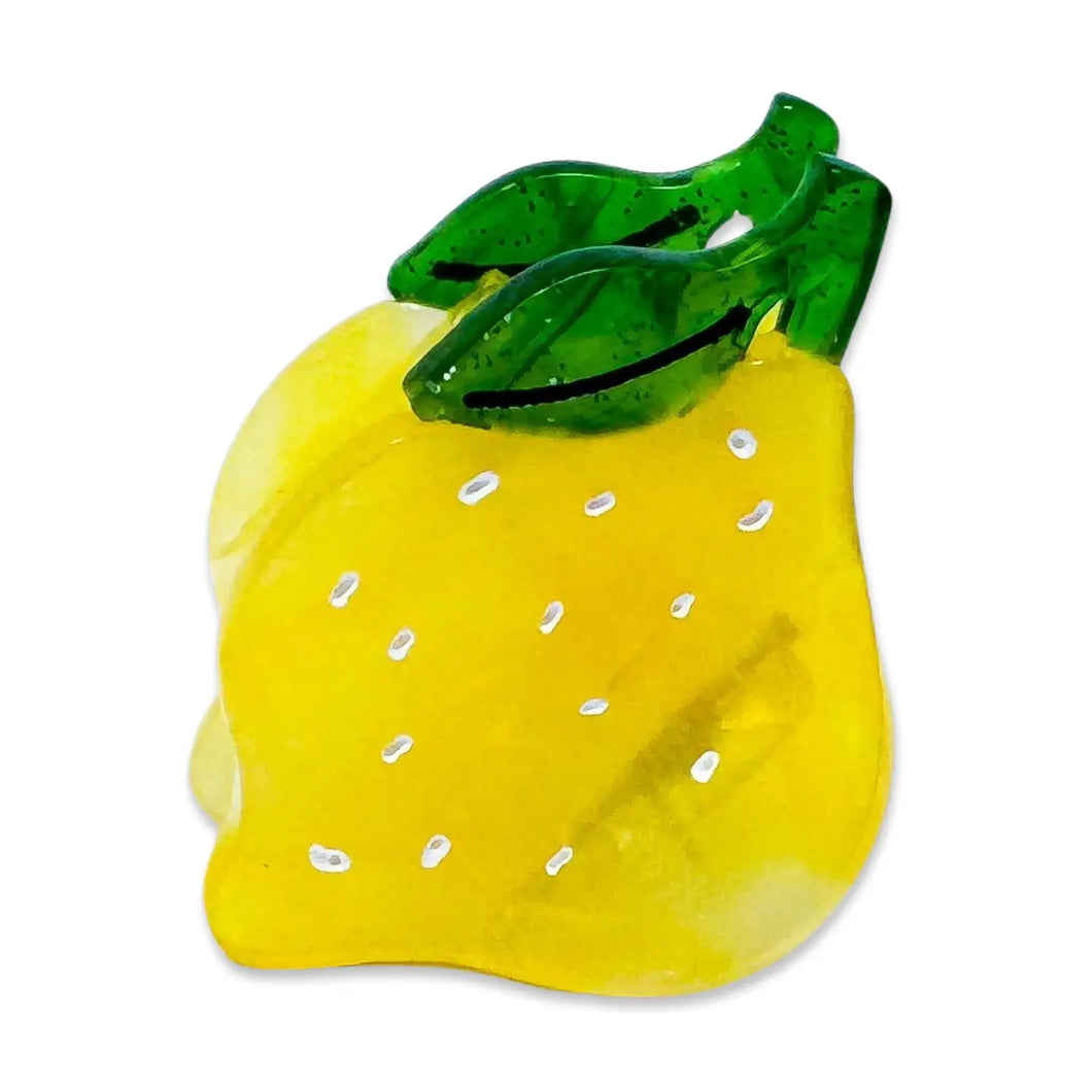 Mini Lemon Hair Claw Clip