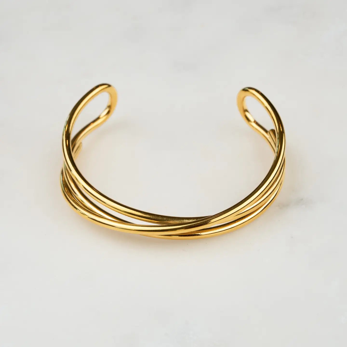 Crossroads Cuff - 18K Gold Plated