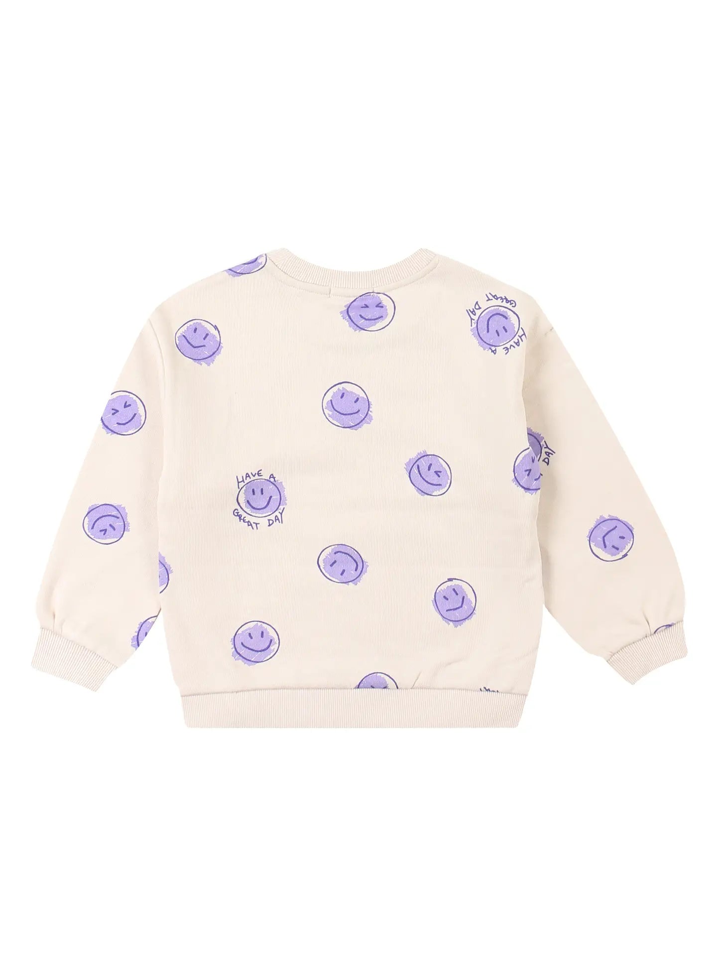 Happy Day Print Sweatshirt