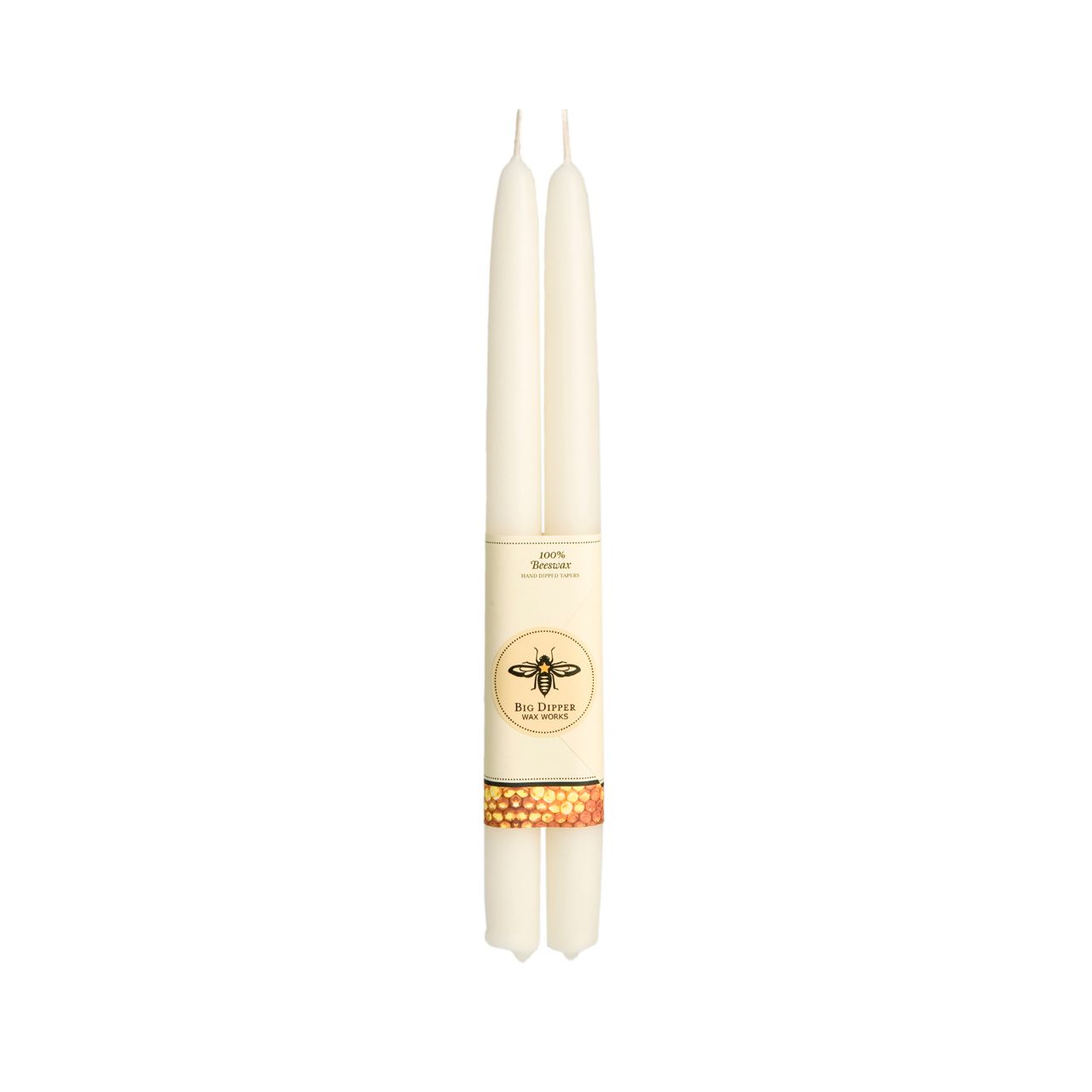 100% Pure Beeswax Tapers - Several Colors