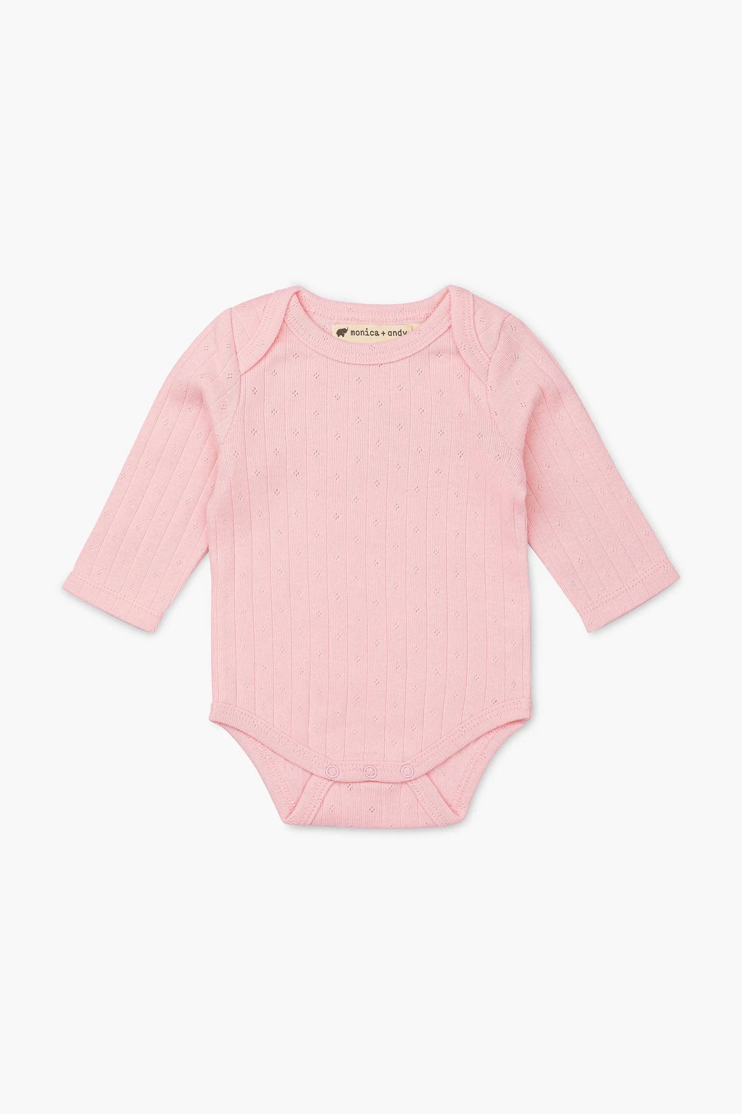 3-Pack Baby Bodysuits - Light Pink