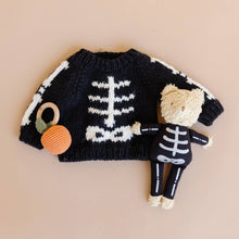 Load image into Gallery viewer, Skeleton Sweater Baby Kid Halloween Costume Fall
