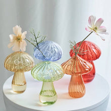 Load image into Gallery viewer, Mini Glass Mushroom Bud Vase - Several Colors
