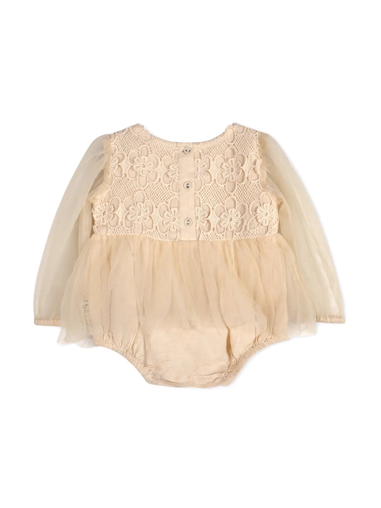 Thalia Crochet Lace Tutu Romper & Headband