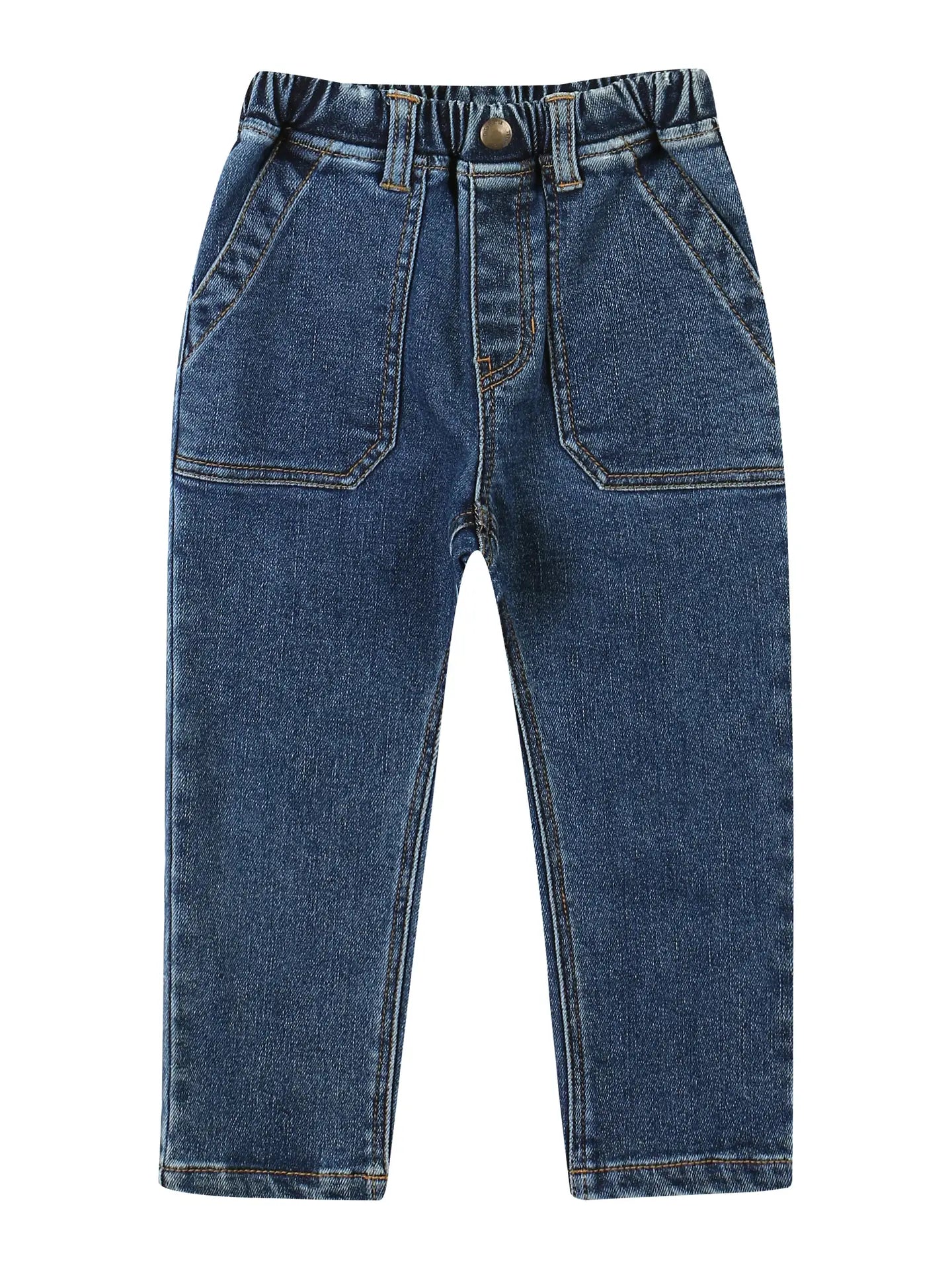 Baggy Wide Pocket Denim Pants