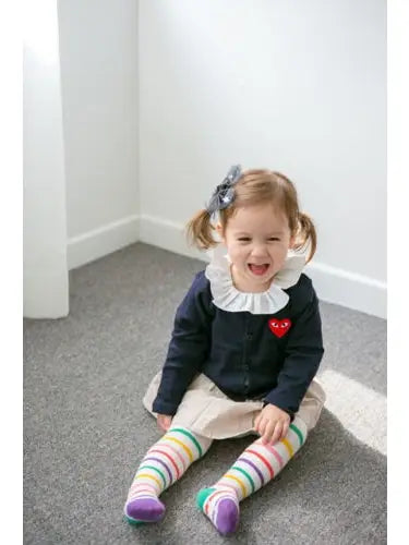 Girls Tights - Candy Stripe