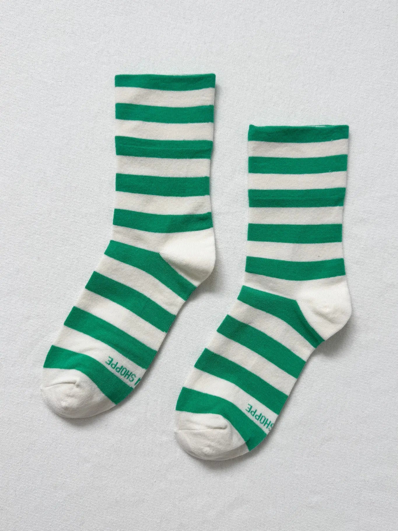 Wally Socks - Green Stripe