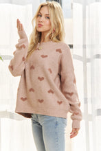 Load image into Gallery viewer, Lovely Heart Sweater - Dusty Pink
