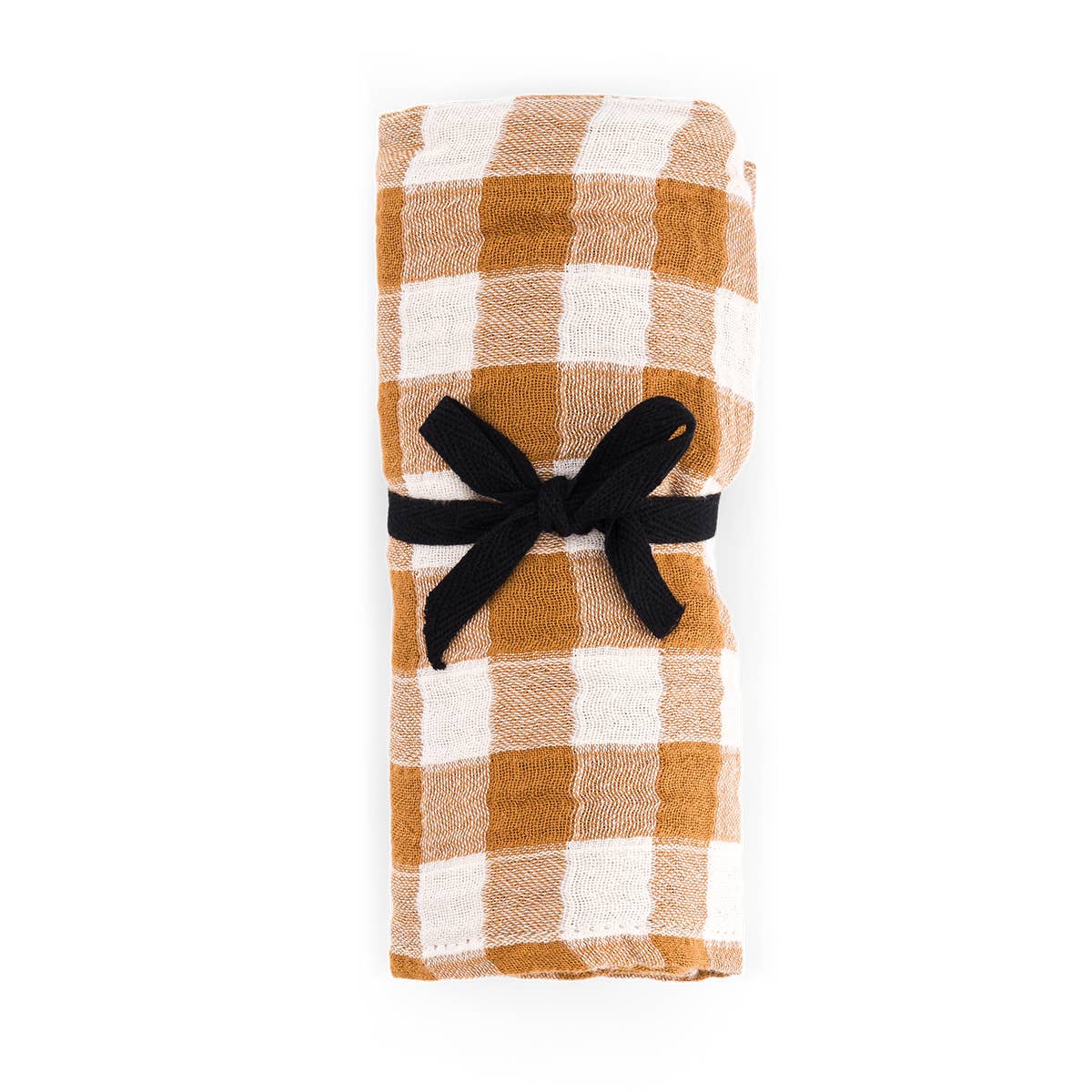 Bianca Scarf - Gingham Caramel