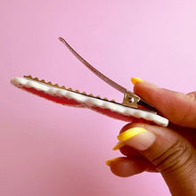 Load image into Gallery viewer, Valetines Laced Hearts Hair Alligator Clip
