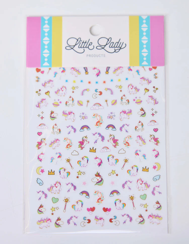 Unicorn Party Nail Stickers