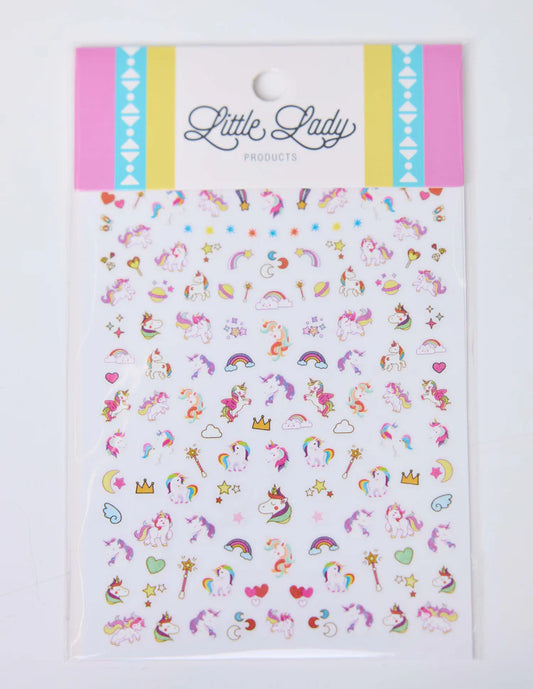 Unicorn Party Nail Stickers