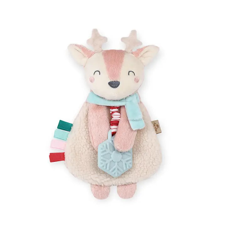 Holiday Itzy Lovey™ Plush + Teether Toy - Reindeer
