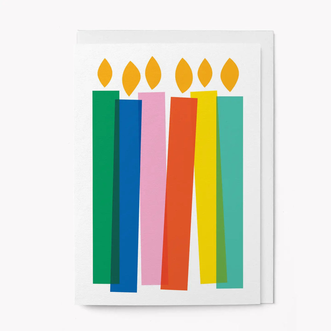 Birthday Candles - Greeting Card
