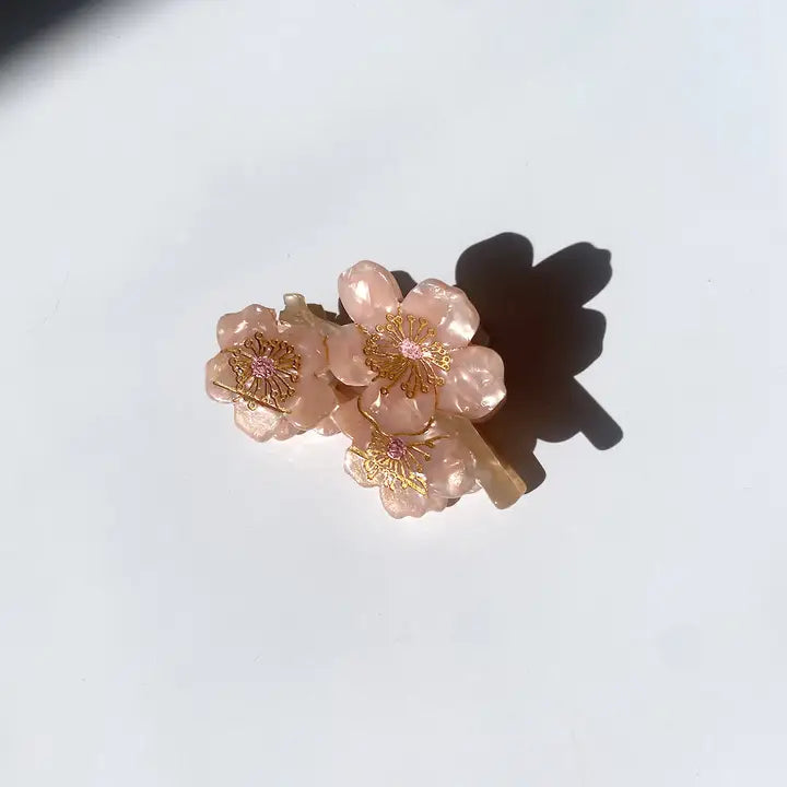 Cherry Blossoms Hair Claw