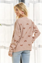 Load image into Gallery viewer, Lovely Heart Sweater - Dusty Pink
