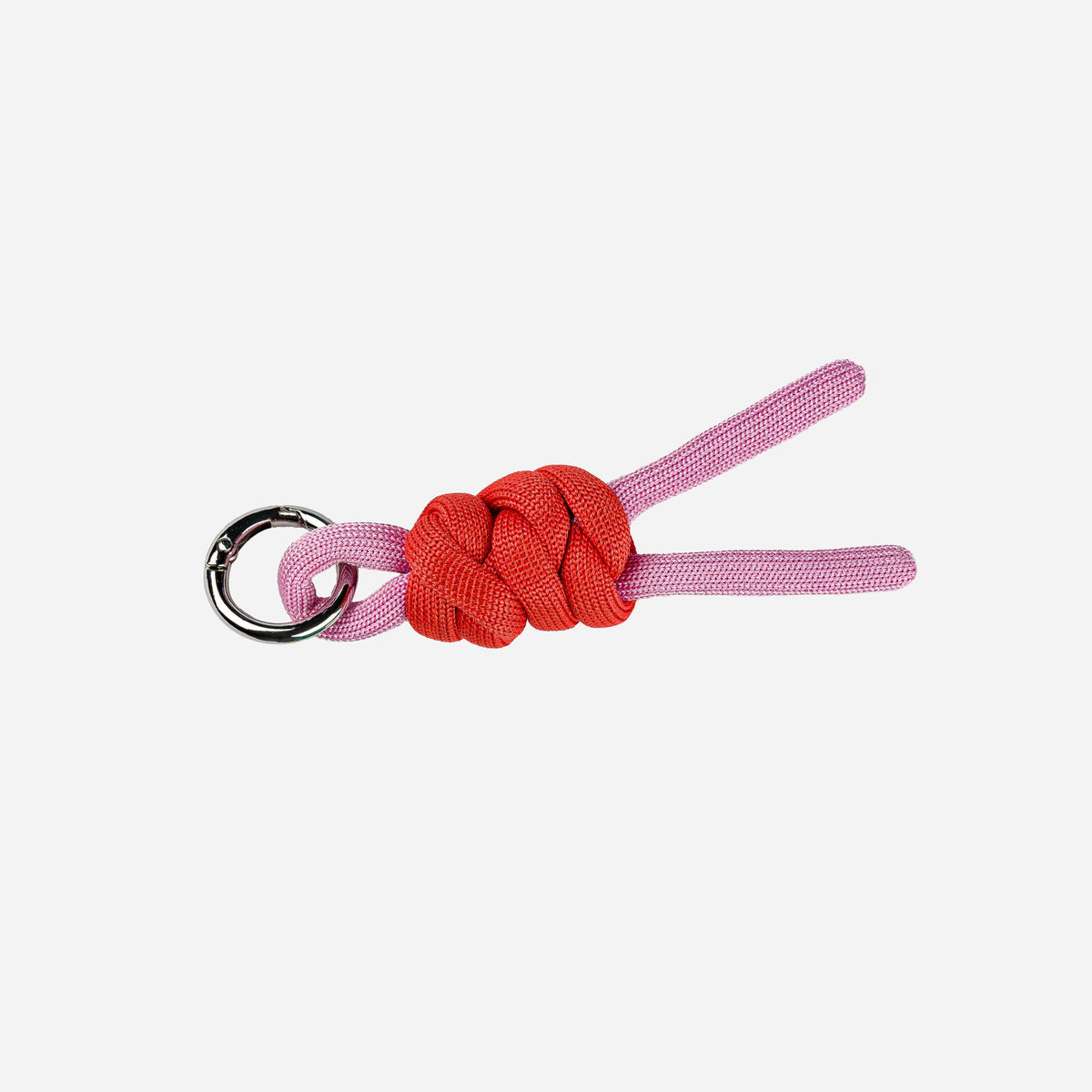 Colorblock Knot Keychain