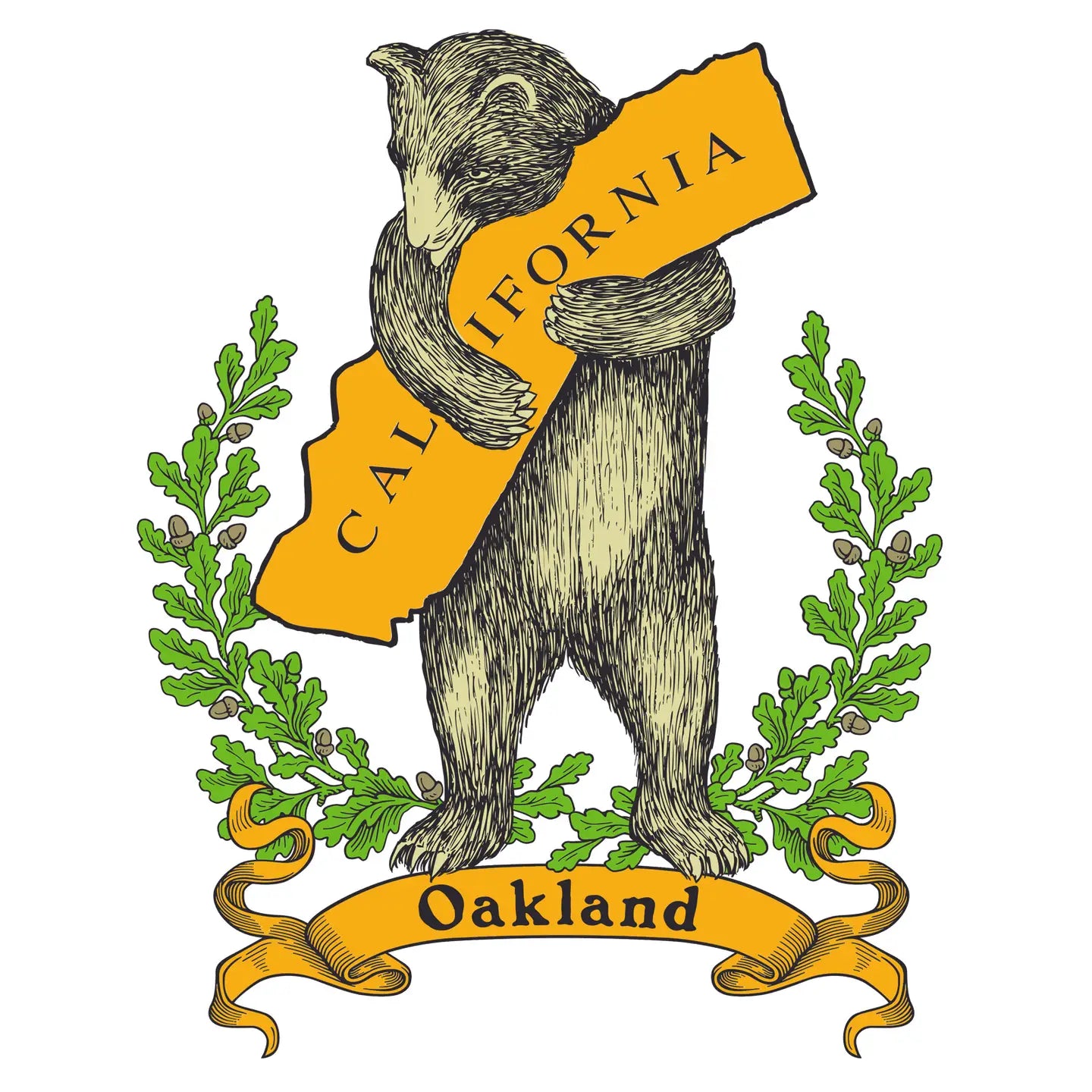 Oakland Bear Hug Onesie