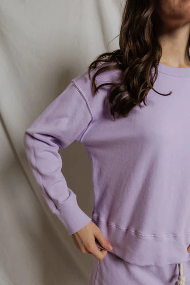 Tyler French Terry Sweatshirt - Ultraviolet