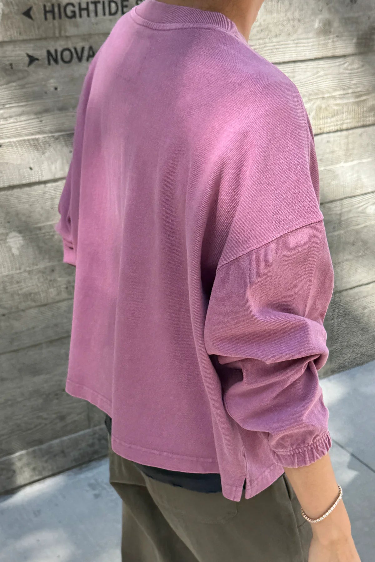 NATURELLE TEE - DUSTY LILAC