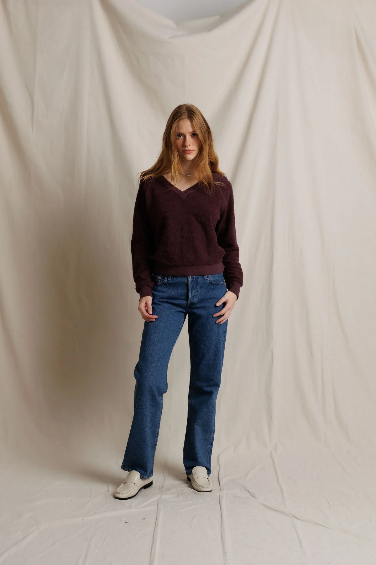 Ziggy Sweatshirt - Cherry Laquer