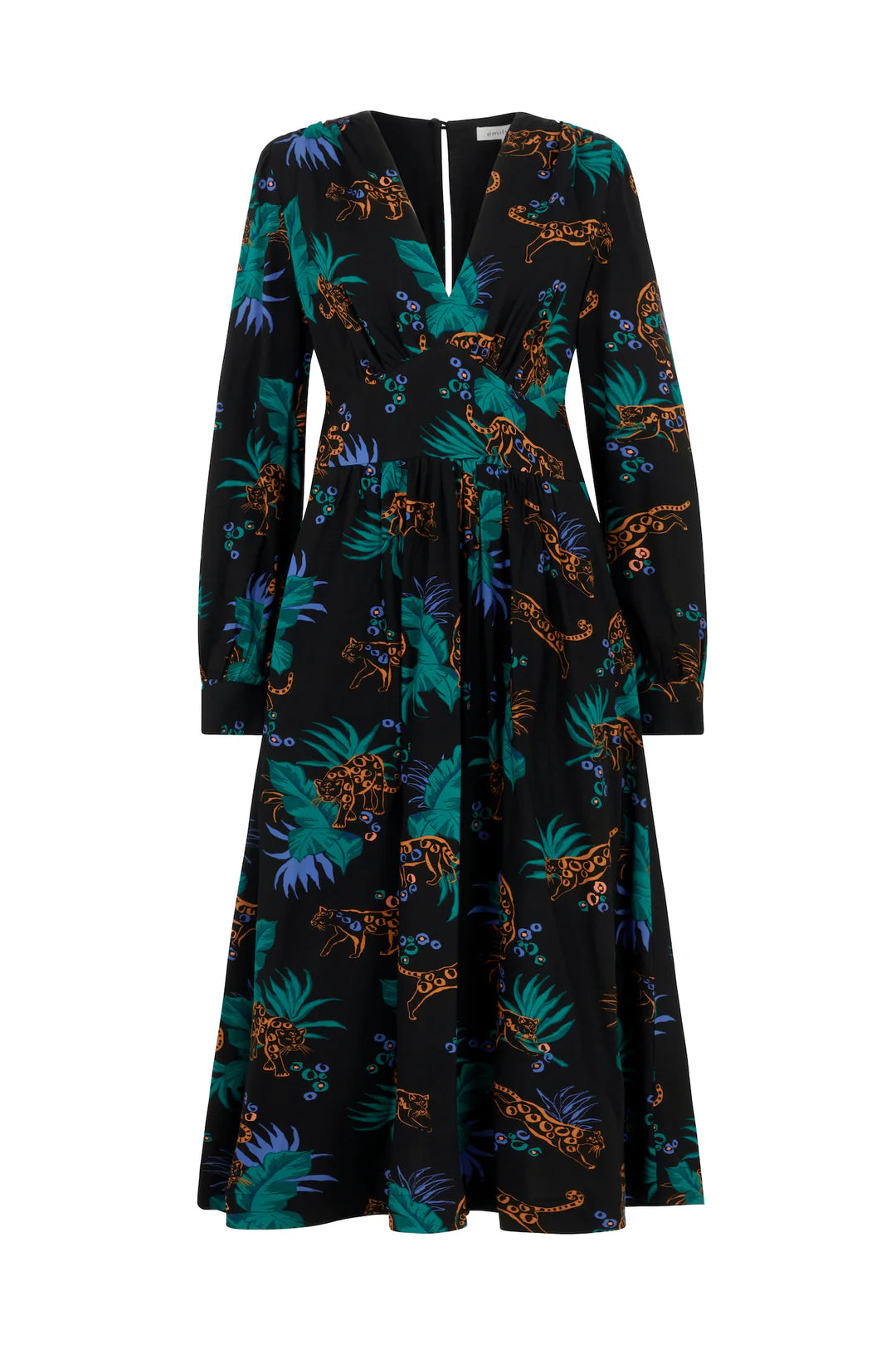 Midi Dress Dvf Amara Dress Amara Midnight Leopard Dress