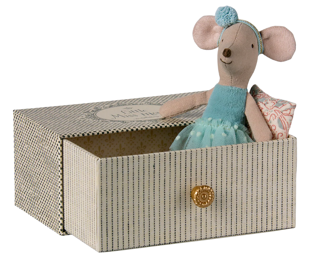 Dancing Mouse in Daybed - Little Sister (blue)