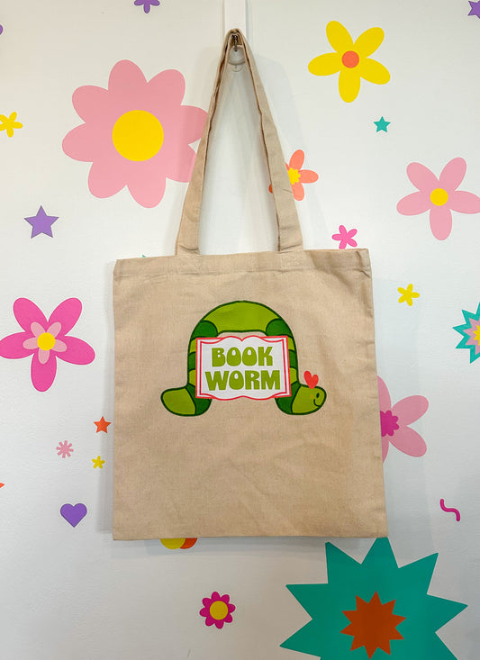 Bookworm Tote Bag