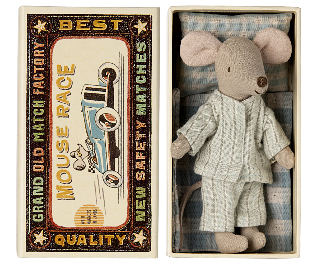 Big Brother Mouse in Box - Mint PJ's