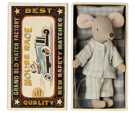 Big Brother Mouse in Box - Mint PJ's