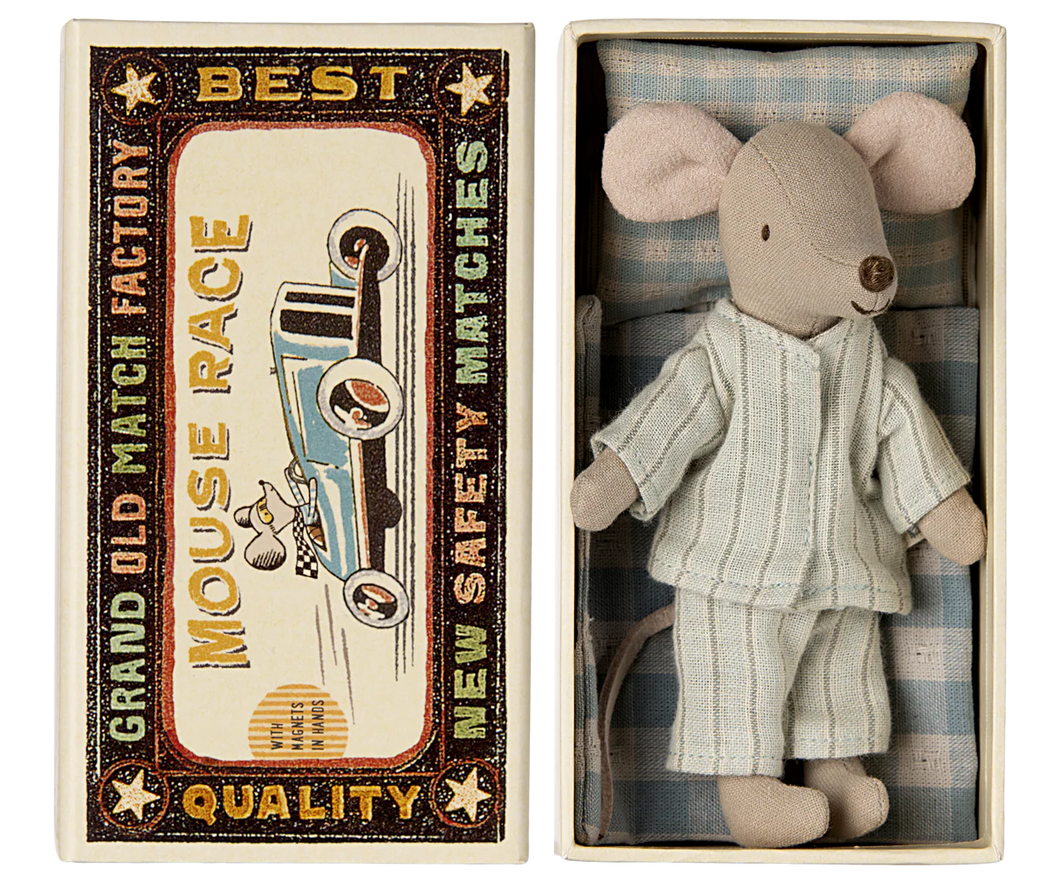 Big Brother Mouse in Box - Mint PJ's