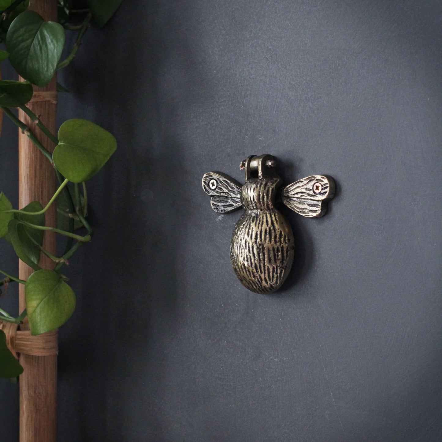 Antique Gold Bumble Bee Door Knocker