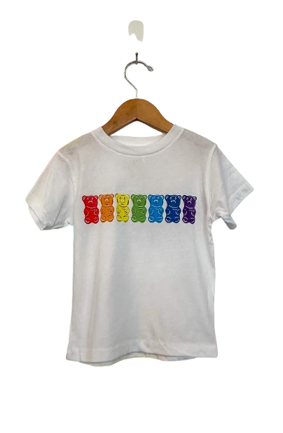 Rainbow Gummy Bear Kids Tee