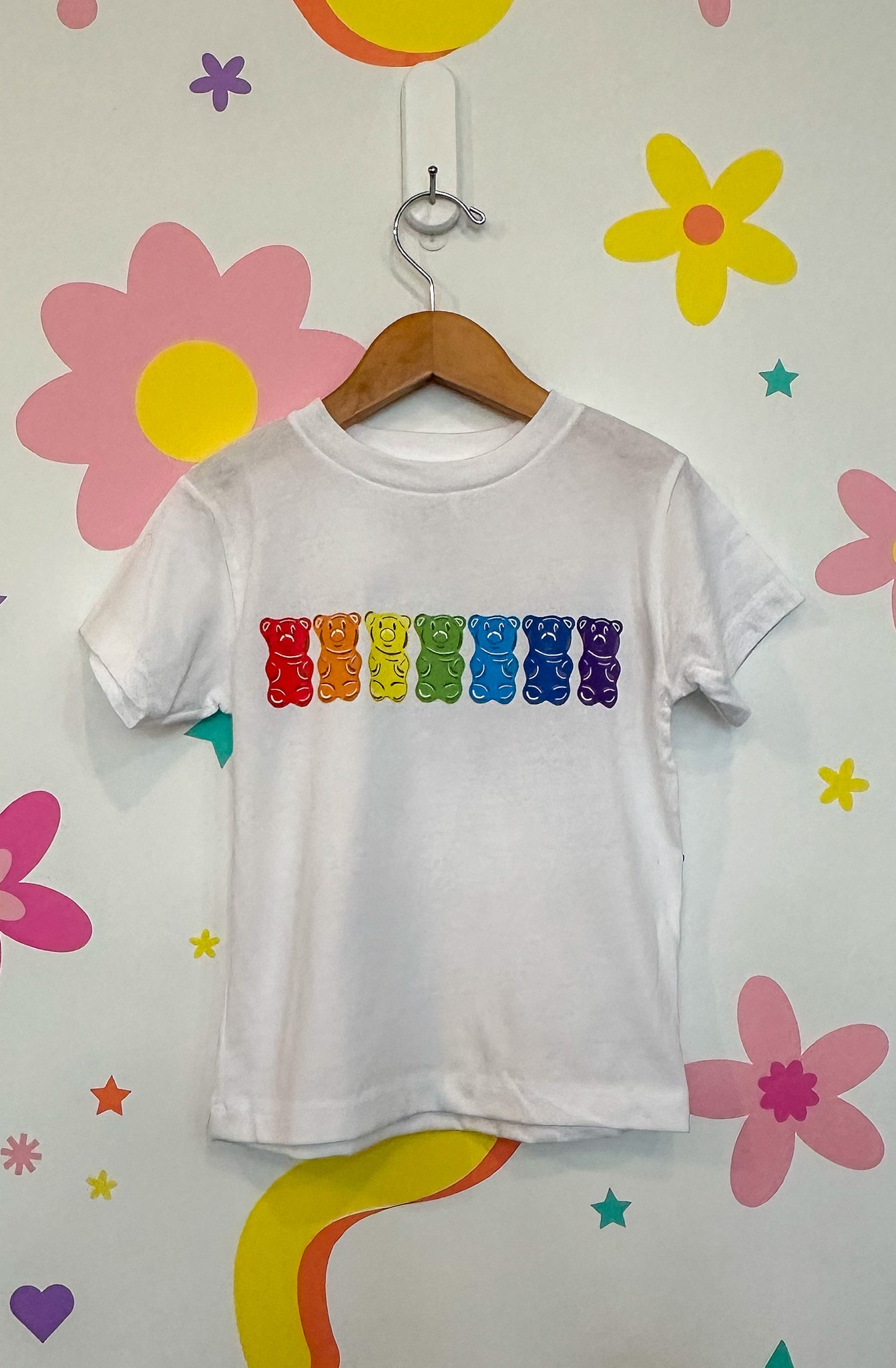 Rainbow Gummy Bear Kids Tee
