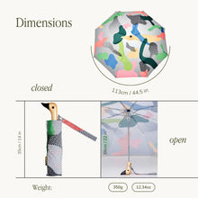 Load image into Gallery viewer, Dots Compact Duck Umbrella
