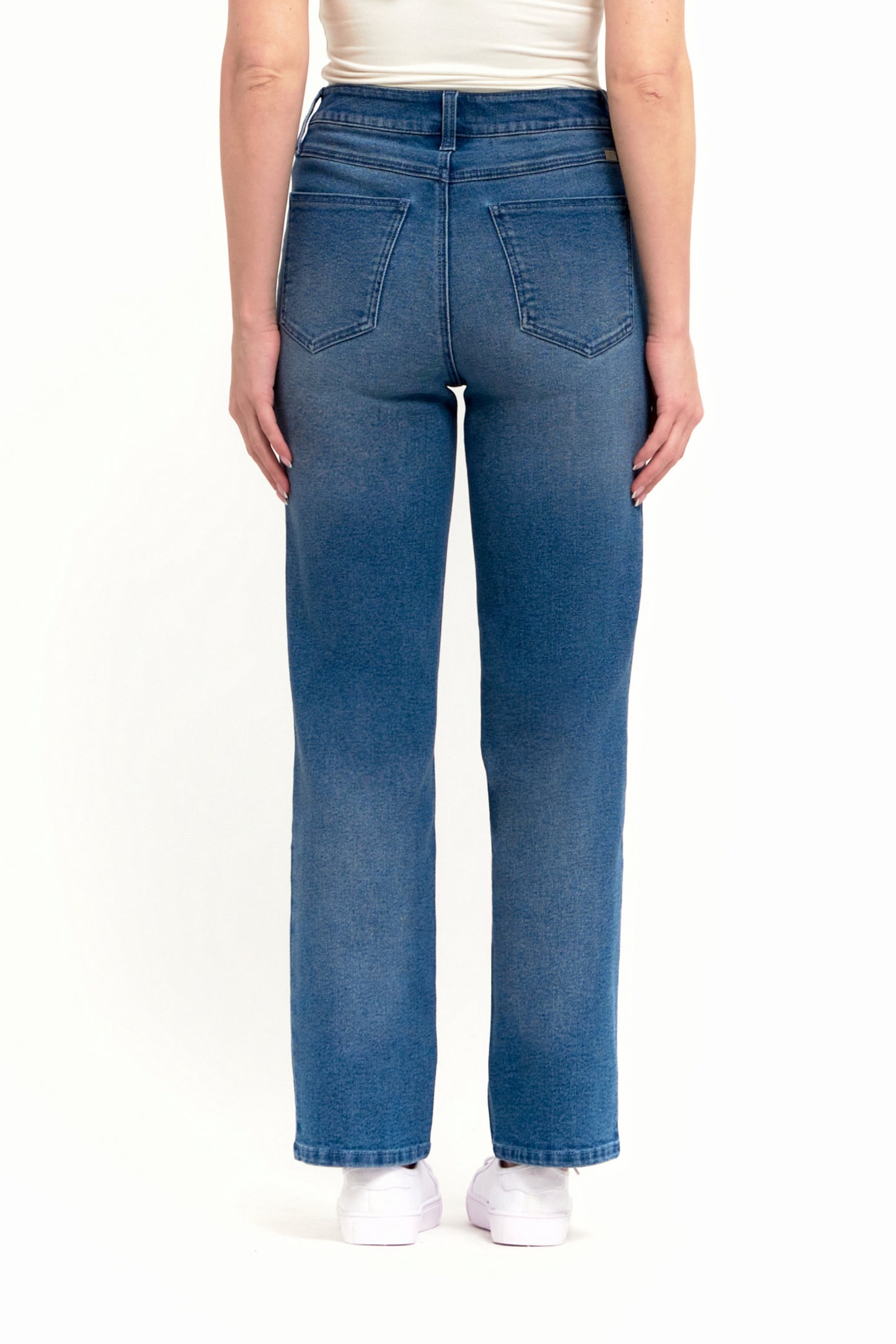 High Rise Straight Leg Denim - Benny