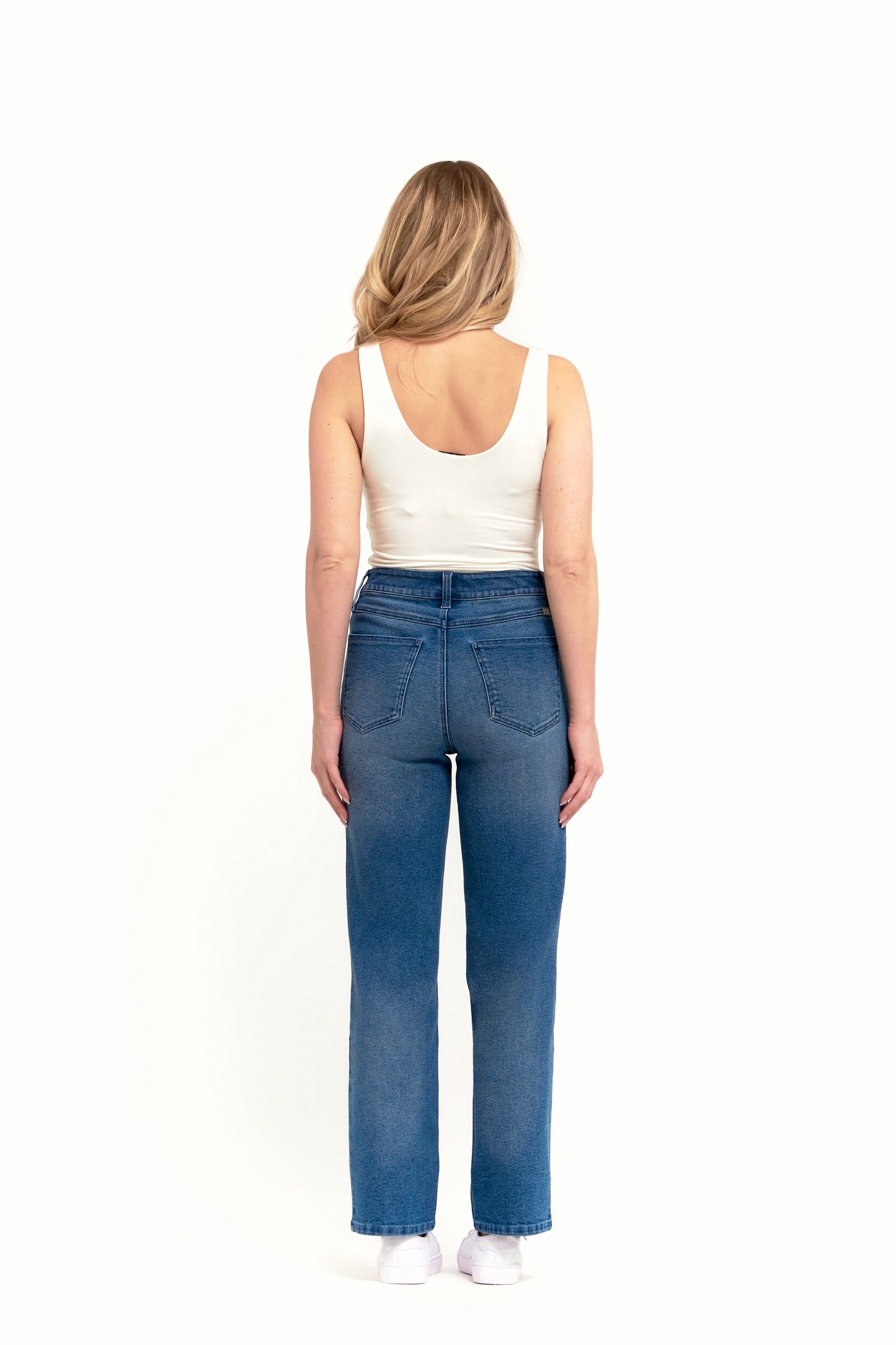 High Rise Straight Leg Denim - Benny