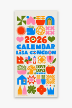 Load image into Gallery viewer, 2026 Wall Calendar by Lisa Congdon
