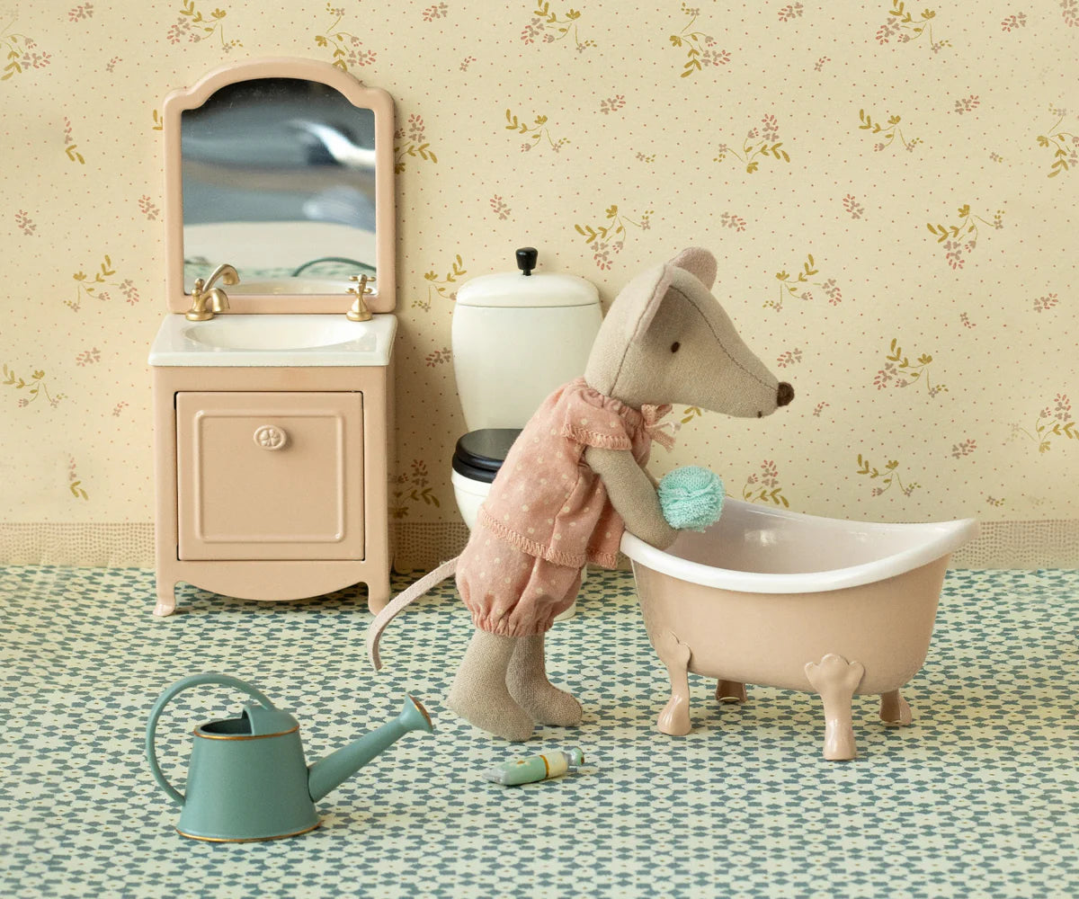 Big Sister Mouse in Box - Pink Polka Dot