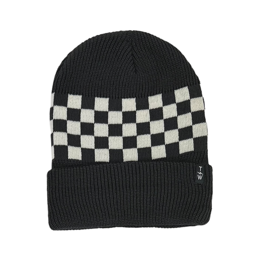 Check It Beanie - Faded Black