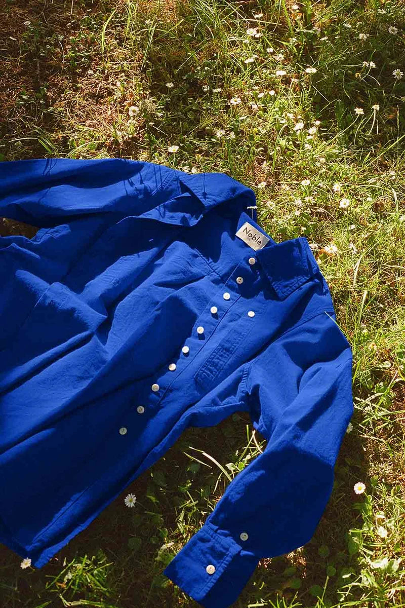 Collared Shirt - Colbalt Blue