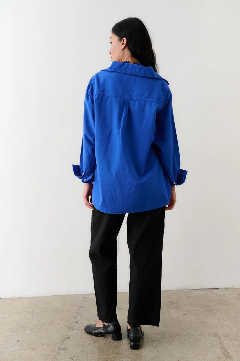 Collared Shirt - Colbalt Blue