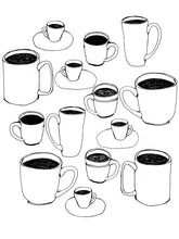 Load image into Gallery viewer, Calliope Tee - Coffe Cups
