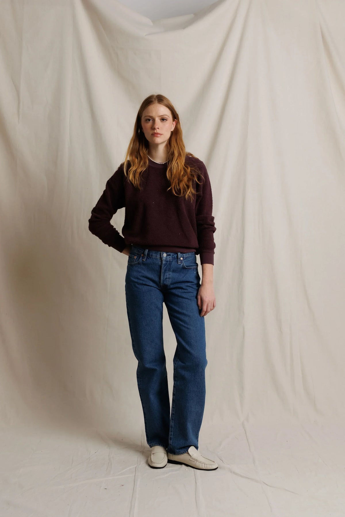 Ziggy Sweatshirt - Cherry Laquer