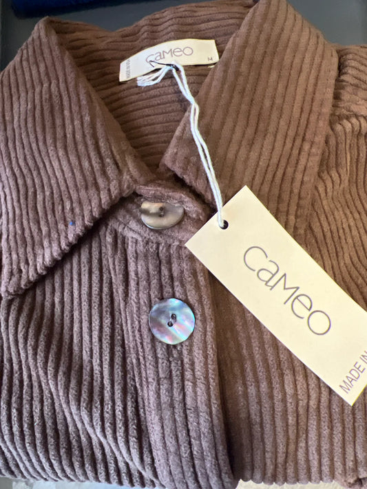 Corduroy Shacket - Teddybear